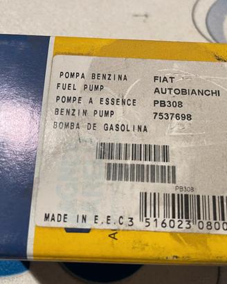 7537698 Pompa Benzina Meccanica Panda/Y10/Uno