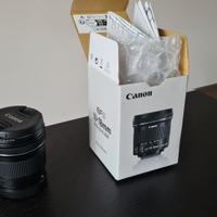 obiettivo Canon  EFS 10-18 con paraluce Canon