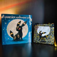 Nintendo Gameboy advance sp umbreon💛IPS V5-USB-C