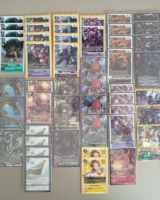 Mazzo Digimon carte Dark Master completo promo aa
