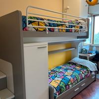 Soppalco lineare doppio letto- Doimo - quase nuovo
