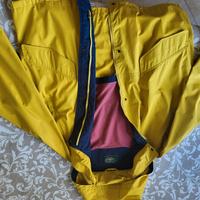 Giacca impermeabile giallo