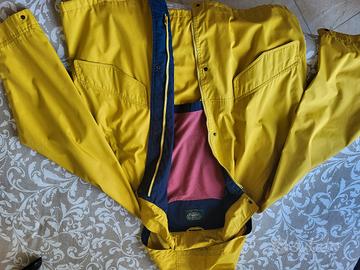 Giacca impermeabile giallo