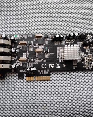 Scheda PCIe USB 3.0 StarTech 4 Porte Dedicate