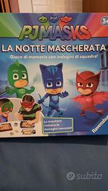 Gioco di memoria Pjmasks La notte mascherata