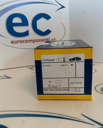 Fiat sedici pastiglie freno anteriori Magneti Mare