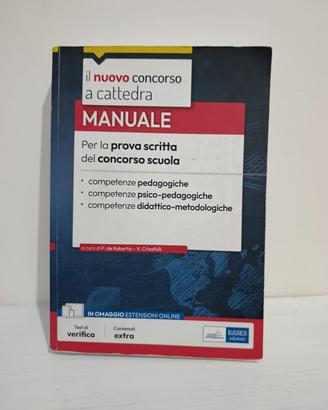 manuale per la prova scritta del concorso scuola