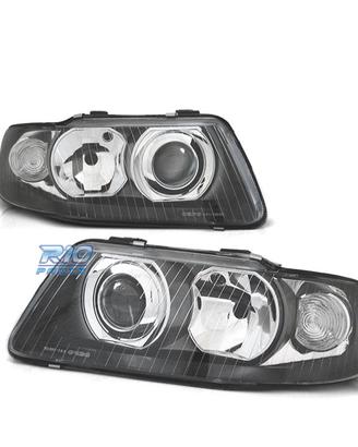 FARI AUDI A3 8L 00-03 LENTE FONDO NERO
