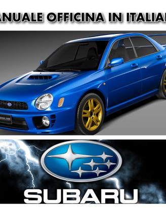 Manuale Officina ITA Subaru Impreza Sti 2001 2002