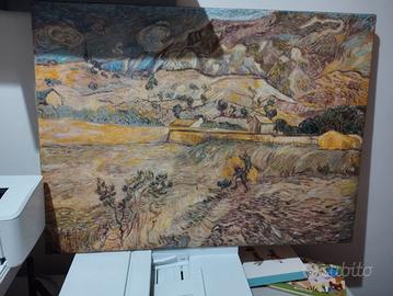 Quadro olio su tela copia d' autore Van Gogh