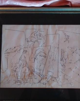 Corrado Cagli – Disegno firmato e datato 1944