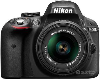 nikon d3300 con sd64 gb