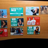 Collezionismo schede/card telefoniche gsm