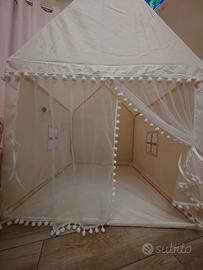 tenda casetta per bimba 