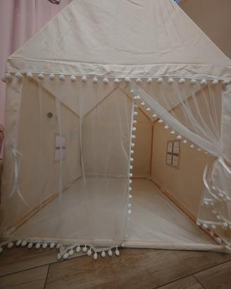 tenda casetta per bimba 