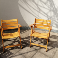 Sedie pieghevole in legno da esterni