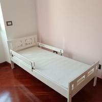 Lettino Ikea con materasso