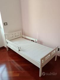 Lettino Ikea con materasso