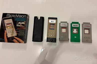 Retro console Microvision Boxata con 3 giochi