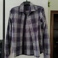 Camicia Uomo Manica Lunga M - Quadri Tartan