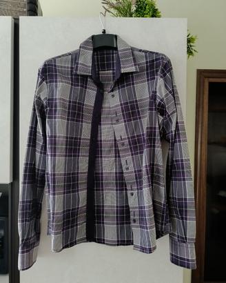 Camicia Uomo Manica Lunga M - Quadri Tartan
