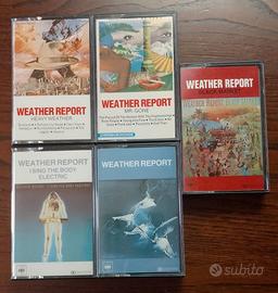 5 Musicassette originali WEATHER REPORT