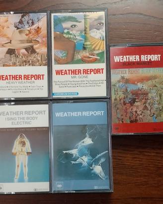 5 Musicassette originali WEATHER REPORT