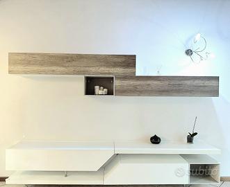 Parete Attrezzata Soggiorno Moderna sospesa