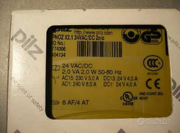 Relè di sicurezza Pilz Pnoz X2.1 24Vca/cc .774306