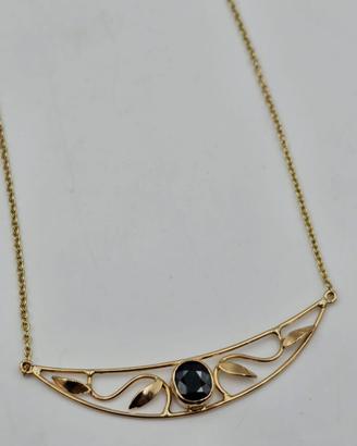 COLLANA ORO ZAFFIRO 0.50 CARATI