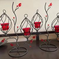 Candelabri in ferro battuto