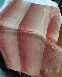 tessuto tenda semi trasparente con strisce 