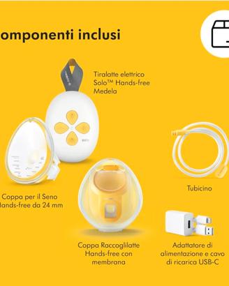 tiralatte elettrico Medela hands free