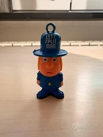 Figure Vintage anni 70 in Gomma "Let's Split Man’’
