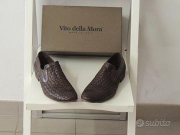 scarpe in pelle uomo vito della mora N45