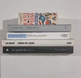 Lotto 5 libri Scienza, Curiosità e Paradossi