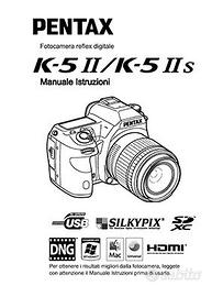 LIBRETTO PENTAX PER FOTOCAMERE ANALOGICHE DIGITALI