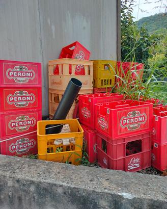 Cassette vuote per bottiglie varie misure