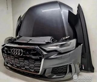 Audi A6 C8 restyling muso paraurti fari radiatori