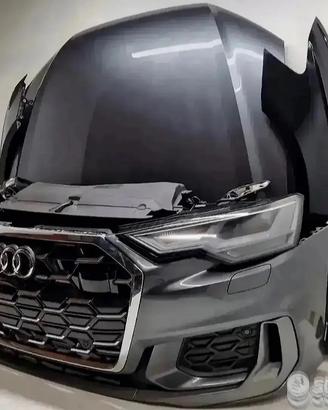 Audi A6 C8 restyling muso paraurti fari radiatori