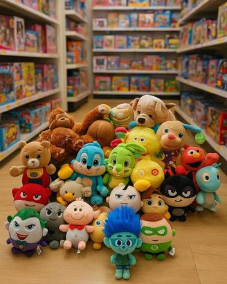 Lotto di peluche misti