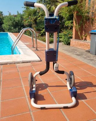 Carrello robot piscina