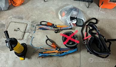 Atttrezzatura completa da kitesurf: kite completo
