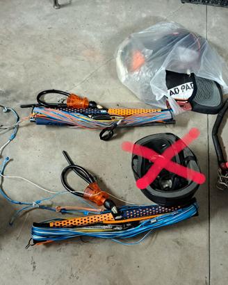 Atttrezzatura completa da kitesurf: kite completo