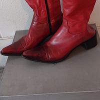 Stivali in vera pelle