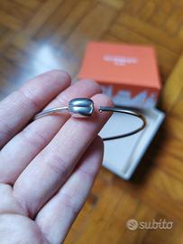 Bracciale queriot argento 925 chicco caffè