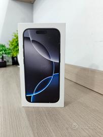 IPHONE 16 PRO 256GB BLACK NUOVO SIGILLATO 