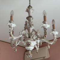 Lampadario ceramica vintage