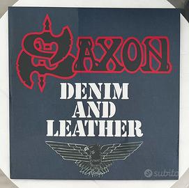 Saxon Denim And Leather LP nuovo/new