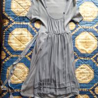 Juta vestito grigio elegante 